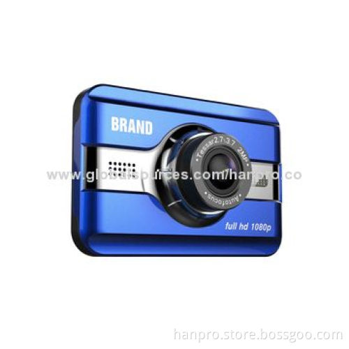 Full HD Car DVR with Wi-Fi Connected, 3.5-inch Display